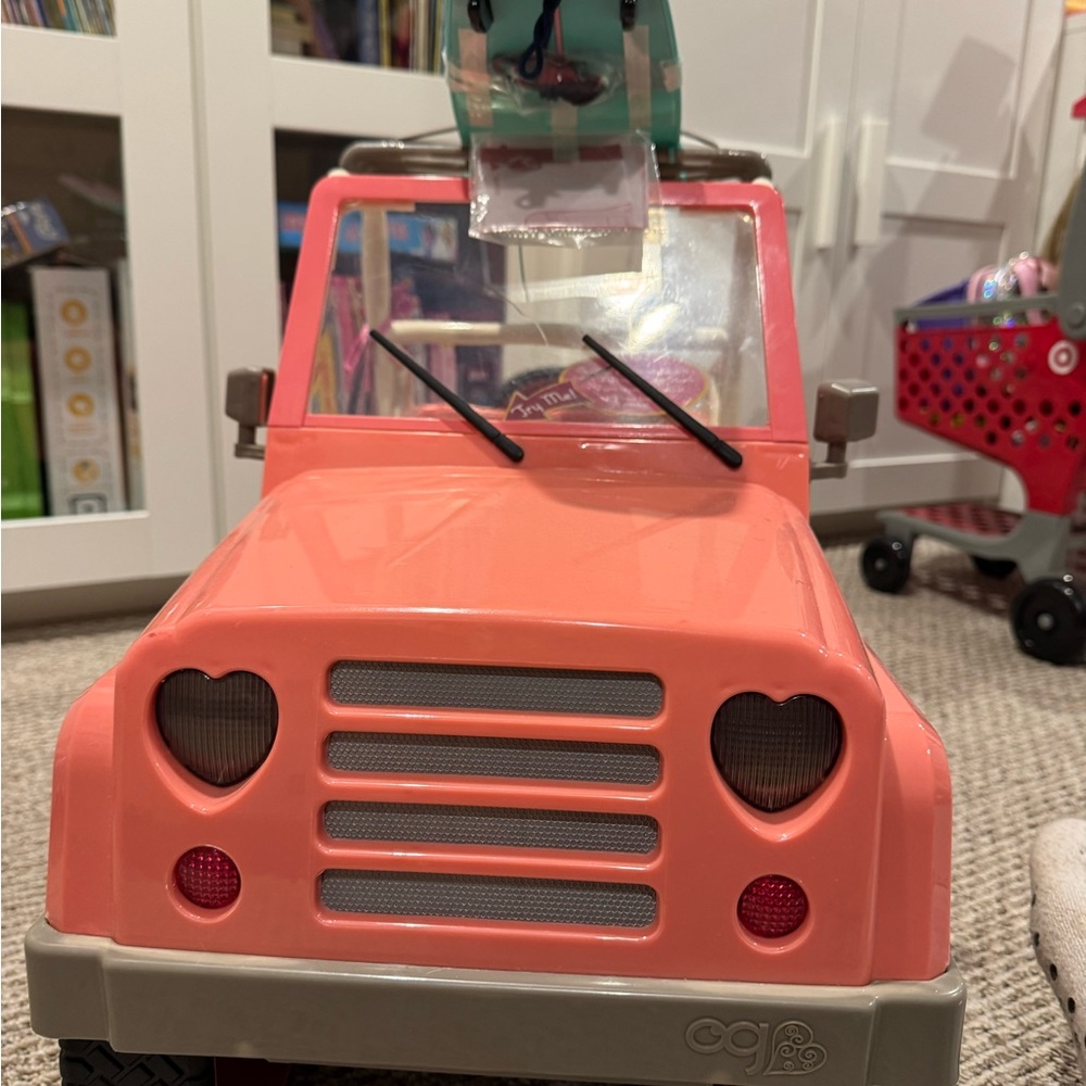 Our generation- Jeep - 18” Doll Playtime SUV - Coral